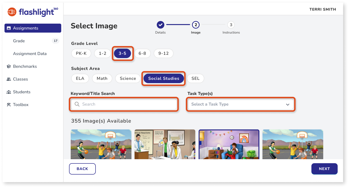 Image Selection